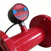 Pressostat numérique intelligent pour la protection incendie des conduites, contrôleur de surveillance de la pression d'eau à bride DN50 à DN250