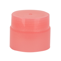 A075 Contenant vide en plastique rose pour baume à lèvres, avec logo personnalisé, pots rotatifs, emballage pour masque à lèvres couleur nude, prix