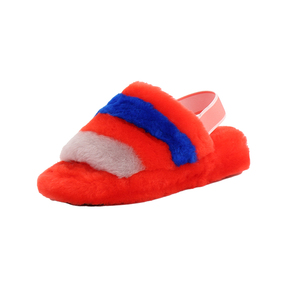 Pantofole Invernali Calde da Interno <span class=keywords><strong>con</strong></span> Stampa Peluche, Morbide, Antiscivolo, <span class=keywords><strong>con</strong></span> <span class=keywords><strong>Fascia</strong></span> Incrociata, Punta Aperta, Traspiranti, Leggere, Resistenti all'Usura, <span class=keywords><strong>con</strong></span> Zeppa - Product Image 3