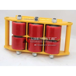 รถขนส่งรถถังขนาดเล็ก 6T รถเข็นเหล็กอัลลอยด์อุตสาหกรรมสี่ล้อ สีแดง - Product Image 1