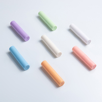 Échantillon gratuit de contenants de baume à lèvres écologiques, tubes de baume à lèvres ronds vides en plastique cosmétique 3g