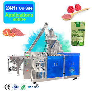 Machine d'emballage de sachets préformés Doypack entièrement automatique, machine d'emballage de poudre, remplissage et scellage multiples, sachet de 1 g, machine d'emballage de poudre - Product Image 1