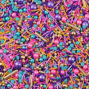 Offre Spéciale personnalisé noir sarcelle couleur métallique confettis arrose fête gâteau décoration sac paquet goût sucré forme solide dragée - Product Image 1