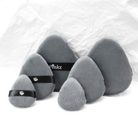 Éponge de maquillage douce et hypoallergénique de haute qualité Pinkz en gros, houppette à poudre compacte pressée, outils personnalisés Tati avec étiquette