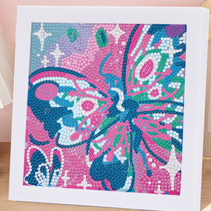 Cartone animato ippocampo e pesce diamantato Art Painting Kit per bambini artigianato forniture facili fai da te Diamond Painting - Product Image 5