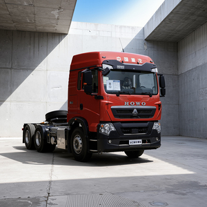 頑丈で信頼性の高い中古Howo 6x4大型トラクタートラック、ディーゼルエンジン搭載、鉱山機器運搬用中古トラクタートラック - Product Image 4