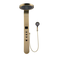 Ensemble de douche multifonctionnel à affichage numérique intelligent Robinetterie thermostatique Jet de pluie doux pour la maison Salle de bain pour appartements
