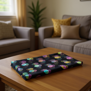 Accessorio in Tessuto Ilan 100x75cm con Motivo a Pois per Decorazione Casa - Product Image 2