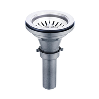 Crépine de lavabo en acier inoxydable de bonne qualité, lot de 2, pour évier de cuisine