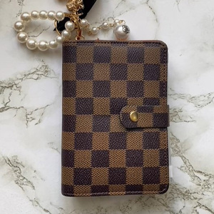 Hot New Release A6 Brown Checkered Budget Planner Folder Binder Envelopes as Money Binder Organizer for Budgeting