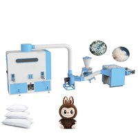 Machine de remplissage automatique de fibre et d'éponge de vente flash pour farcir des jouets en peluche