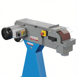 Lijadora de Banda Inclinable Fervi 100mm X 600mm, Máquina Industrial para Pulir Metal y Madera - Product Image 2