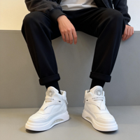 Chaussures de Sport Décontractées Blanches Homme Originales d'Usine, Modèle Haut Respirant Toute Saison, Baskets de Course Tendance, Zapatos Estilo Caminar