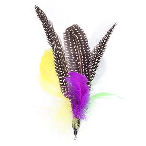 Verwisselbare klassieke moderne milieuvriendelijke kattenknuffelstok met pluizige veren, verlengbaar, springstok, kauwbestendig pluche - Product Image 4