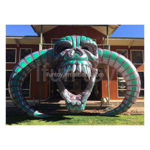 Gran oferta, araña viuda negra inflable colgante de 7 pies, Araña de techo gigante de Halloween para decoración de festivales - Product Image 6