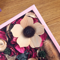 Sachet désodorisant naturel aux fleurs séchées et coquillages, parfum longue durée pour chambre et salle de bain, pot-pourri aromatique