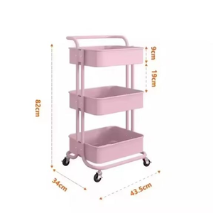 Carrito de Belleza y Peluquería, Carrito con Ruedas para Almacenamiento en Salón de Belleza - Product Image 6