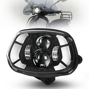 Faro a LED Certificato Emark per Scooter <span class=keywords><strong>Vespa</strong></span> Sprint 50 <span class=keywords><strong>125</strong></span> 150 2016-2025, Accessori per Elettrica 2023-2025, Faro per Moto - Product Image 1