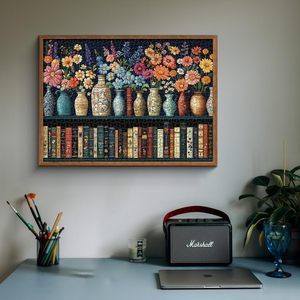 Puzzles de fleurs sauvages pour adultes, 1000 pièces, puzzle livre de fleurs vintage, puzzle de pages de fleurs sauvages. - Product Image 6