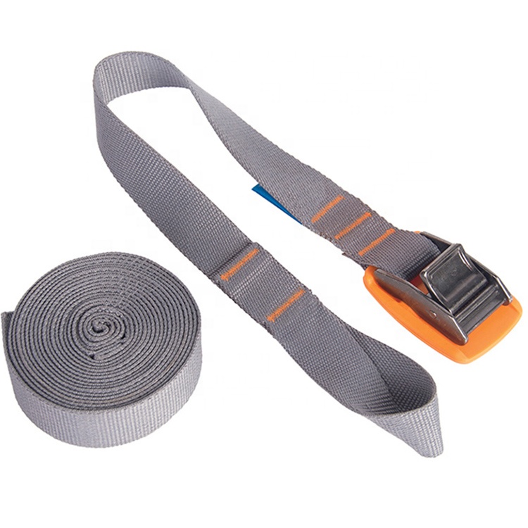 Custom heavy duty j hook cam buckle ratchet strap tie down
