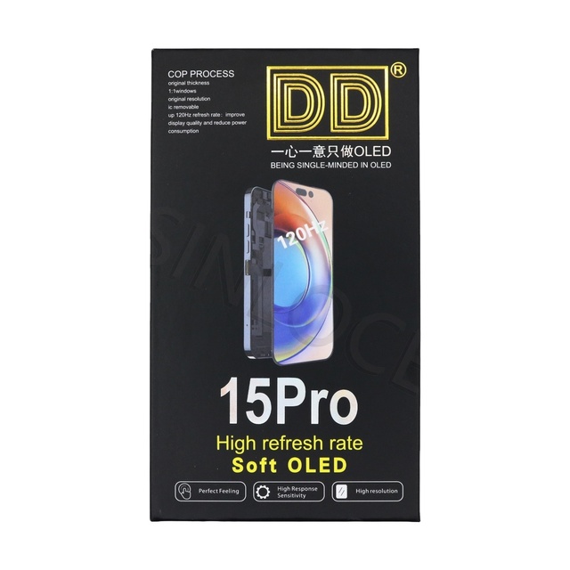 SINLOCE Factory direct sale OLED display 6.1 inches 1-year warranty suitable for iPhone 15 Pro