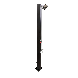 <span class=keywords><strong>Douche</strong></span> solaire de jardin de luxe Poolstar 35L en aluminium, <span class=keywords><strong>accessoire</strong></span> pour <span class=keywords><strong>piscine</strong></span> extérieure avec fonctions de pulvérisation et de lavage des pieds - Product Image 2