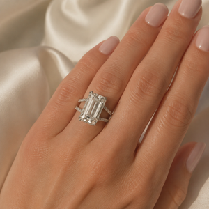 Anello dal Design Quadrato, Anello Classico da Dito per Donne - Product Image 2