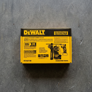 ชุดเครื่องมือสว่านโรตารี่ไร้สาย 20V Max XR OEM พร้อมแบตเตอรี่ลิเธียมไอออน หัวจับดอกสว่านแบบ SDS Plus กล่องเหล็กแข็งแรง - Product Image 2