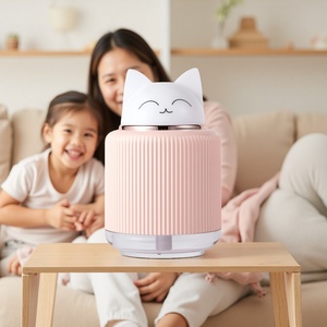 Diffuseur d'arômes en gros, lumière d'ambiance aux couleurs chaudes, humidificateur ultrasonique d'aromathérapie à brume d'huiles essentielles pour animaux de compagnie 300 ml 30 dB - Product Image 1