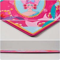 Tapis de table de mahjong pliable en fibre de polyester Yu Ba pour 4 joueurs, résistant à l'eau, durable, écologique, protège le bureau, réduit les traces