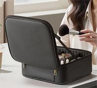 Valise de maquillage JOYSUN de haute qualité, grande capacité, étanche, avec miroir à LED, organiseur de voyage