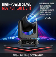 Luz de Cabeza Móvil R7 230W Beam Mini, Luz de Cabeza Móvil Beam 230W 7R para Iluminación de Escenarios de DJ y Discotecas