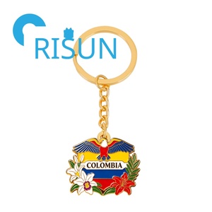 Llavero de Metal con Mapa de la Bandera de América del Norte, Souvenir de Colombia, Regalo Personalizado al por Mayor - Product Image 6