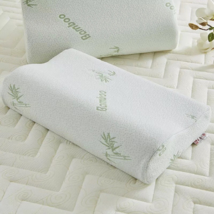 <span class=keywords><strong>Oreiller</strong></span> ergonomique en mousse à mémoire de forme en fibre de bambou naturelle, personnalisé OEM&ODM, pour le soutien cervical et orthopédique - Product Image 5