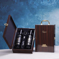Boîte d'emballage en pulpe moulée écologique personnalisée, protectrice et amortissante, pour l'expédition de bouteilles de vin, pour l'emballage du vin
