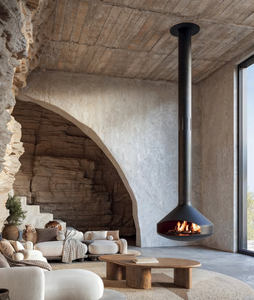 Chimenea de <span class=keywords><strong>Bioetanol</strong></span> Suspendida de 600-1200 mm, Moderna Estufa de Leña Colgante para Interiores, para Villa o Apartamento - Product Image 6