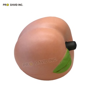 สควิชชี่พีชสีมุกประกายวิบวับ ทำจากโฟม PU บรรเทาความเครียด ของขวัญแจกฟรี - Product Image 4