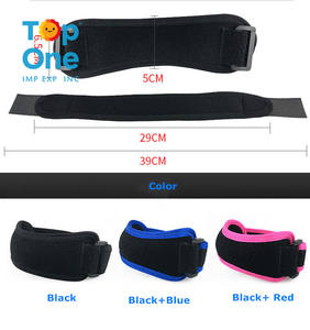 Top One sangle de genouillère réglable ceinture de soutien stabilisateur de Tendon rotulien pour la saison de printemps genouillères efficaces pour le coude - Product Image 3