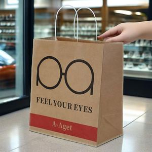 Bolsas de Papel de Lujo al por Mayor con Asas para Joyería, Embalaje de Regalo Morado, Logotipo Personalizado, Directo de Fábrica - Product Image 2