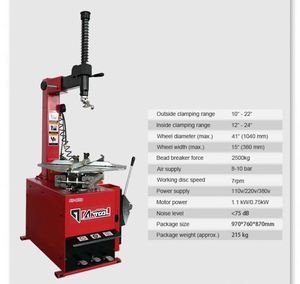 Machine à changer les pneus AnTool AT-820, best-seller, durable, automatique, fiable, équipement professionnel pour le changement des pneus de <span class=keywords><strong>voiture</strong></span>. - Product Image 3