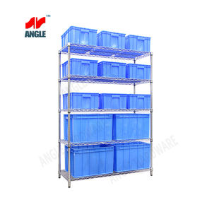 5 רמות כרום מצופה כבד אחסון מדף מטבח סופרמרקט אמבטיה - Product Image 5