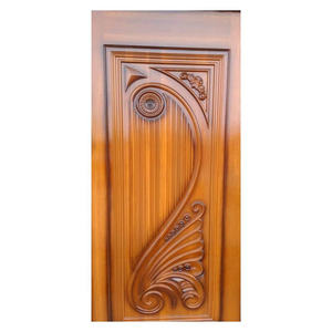 <span class=keywords><strong>Meilleur</strong></span> prix Porte d'entrée extérieure en <span class=keywords><strong>bois</strong></span> massif moderne imperméable pour appartement et hôtel - Product Image 5