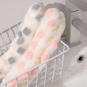 Éponge de bain écologique pour la douche, support OEM, nettoyage du corps, boule exfoliante pour le bain, fleur de bain, éponge de bain pour la douche - Product Image 1