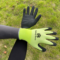 Gants de travail respirants CHUANGYING en mousse de nitrile 13 jauges, renforcés de fibres d'aramide, résistants aux coupures, certifiés CE EN38, sécurité personnalisée