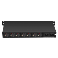 Boîtier de distribution d'alimentation métallique 19 pouces pour montage en rack STS ATS PDU avec prises 250V 10A-16A-32A en option, type réseau