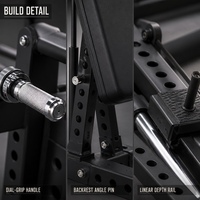Banc de musculation multifonctionnel 4-en-1 FID pour pectoraux et épaules, à charge libre, en acier, équipement de musculation pour salle de sport