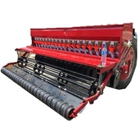 Semoir à céréales multifonctionnel à 18 rangs pour tracteur de 60 à 80 CV, attelé trois points, pour la culture extensible de blé en exploitation agricole