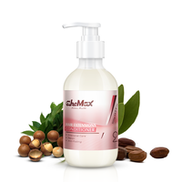 Après-shampoing nourrissant et hydratant 2-en-1 à l'huile de coco bio et à l'huile d'argan, formule sans rinçage pour cheveux bouclés, marque privée