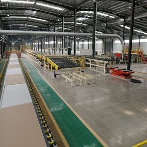 Línea de Producción de Techos de Placas de Yeso Totalmente Automática, Maquinaria para Fabricación de Materiales de Construcción, Motor de Bajo Consumo - Product Image 1