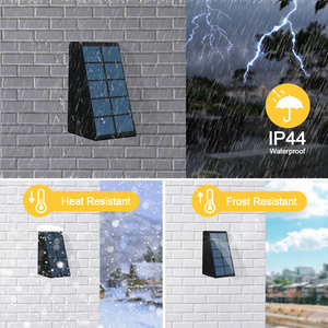 12 giờ thời gian làm việc <span class=keywords><strong>Led</strong></span> Tường Ngoài Trời Đèn năng lượng mặt trời không thấm nước tường sân vườn trang trí chiếu sáng cho biệt thự hiên cầu thang hành lang - Product Image 4